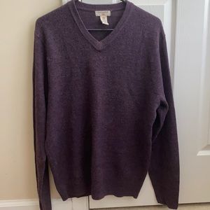 Men’s purple vneck sweater